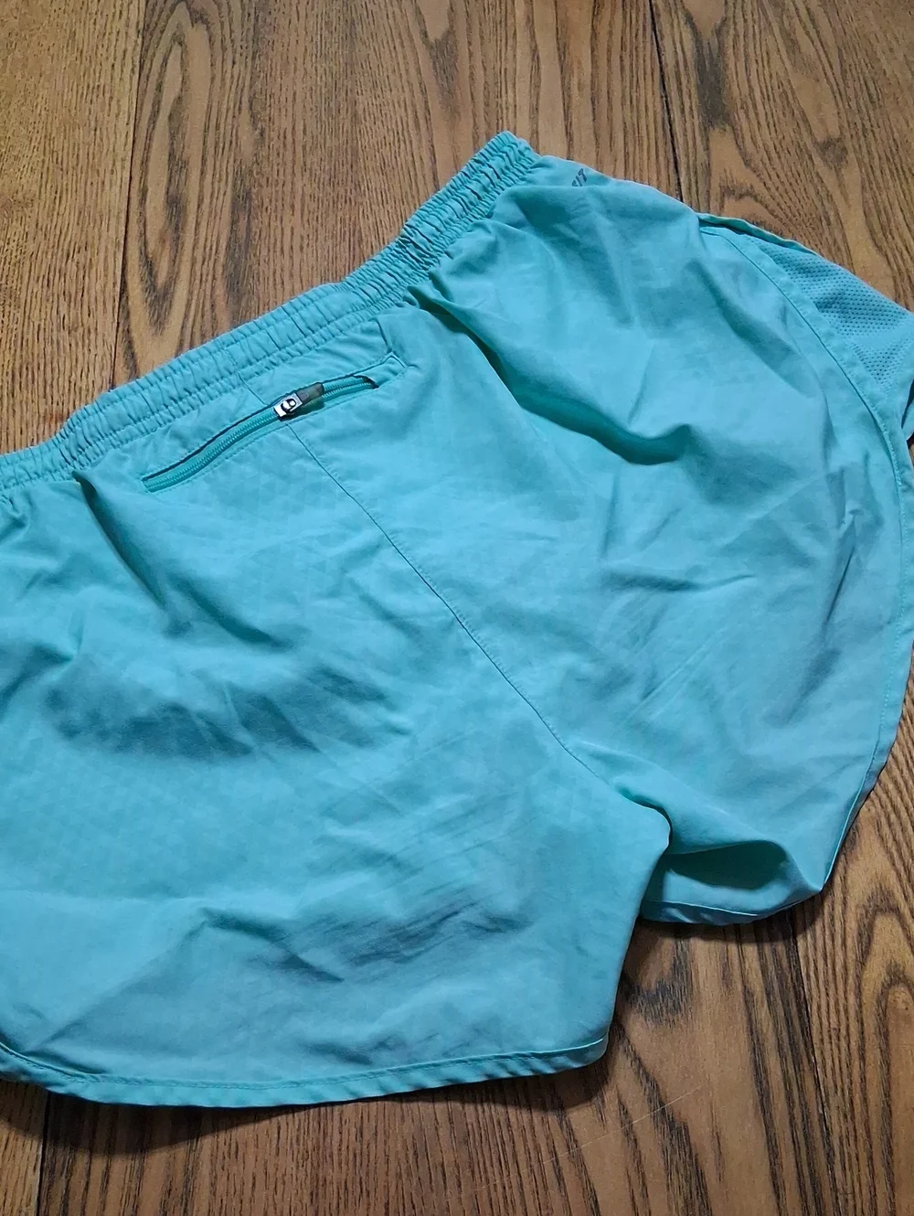 NIKE WOMENS SHORTS MEDIUM DRI FIT Preowned Mint Light Green Sportswear Exercise